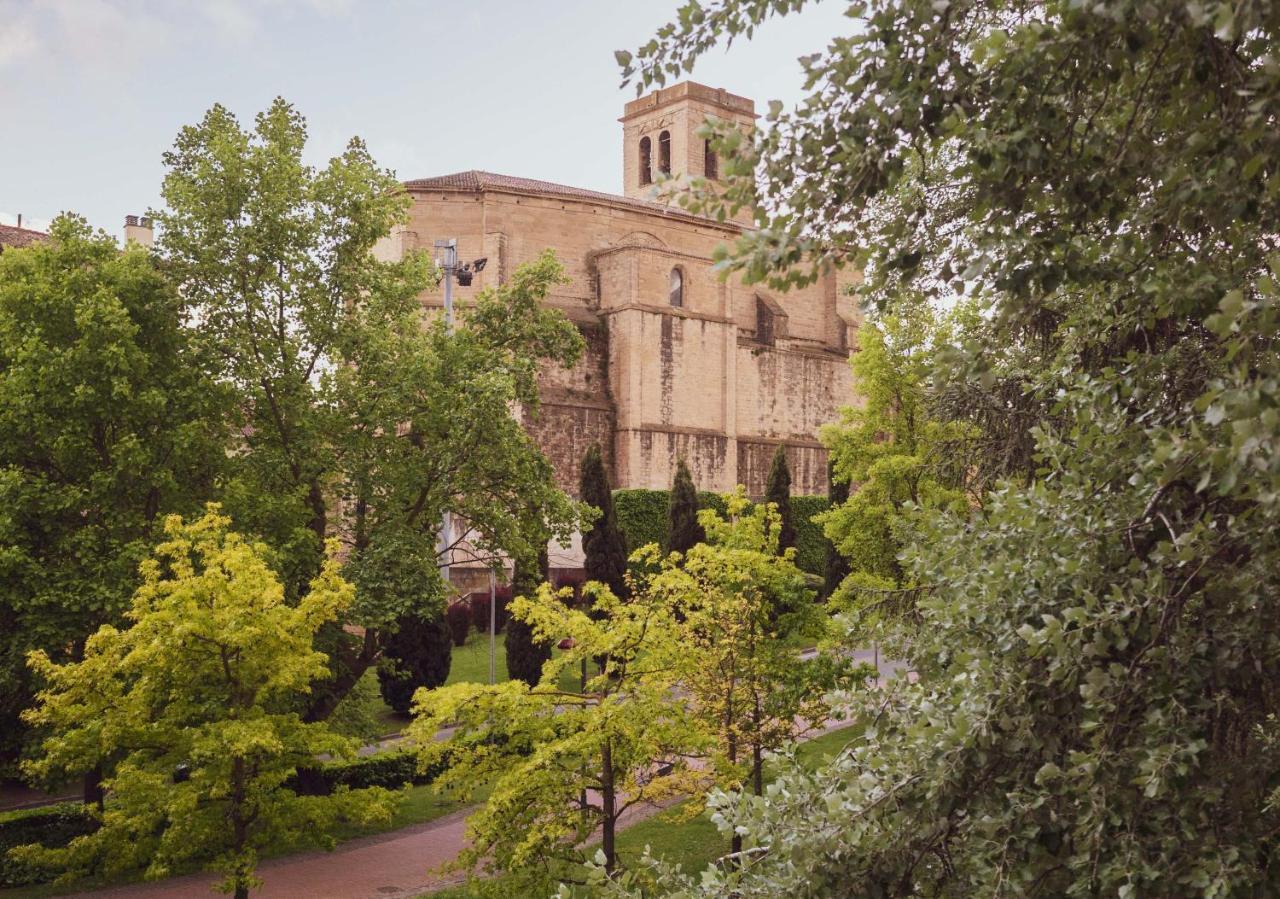 Ferienwohnung Lux Wood Loft With Air Con & Lift Logroño Exterior foto